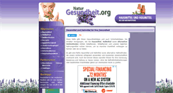 Desktop Screenshot of naturgesundheit.org