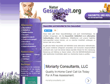 Tablet Screenshot of naturgesundheit.org